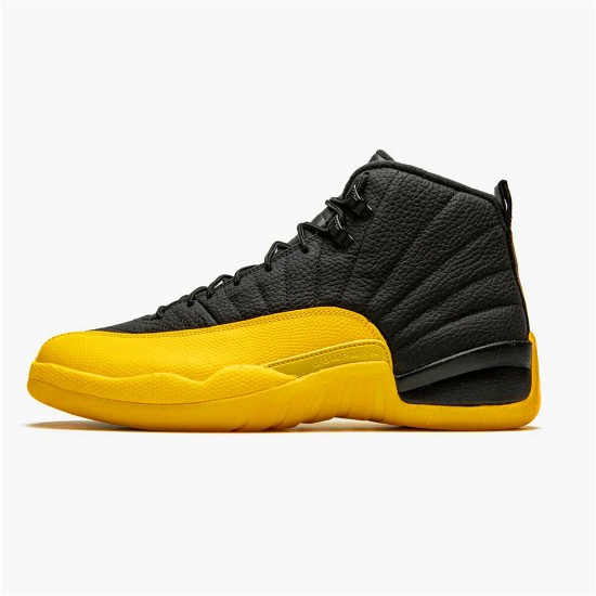 130690-070 Jordan 12 Retro Black University Gold Pánské Boty