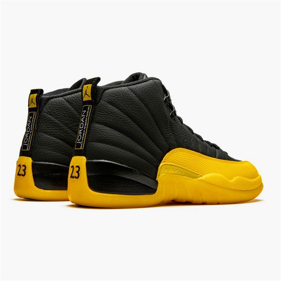 130690-070 Jordan 12 Retro Black University Gold Pánské Boty